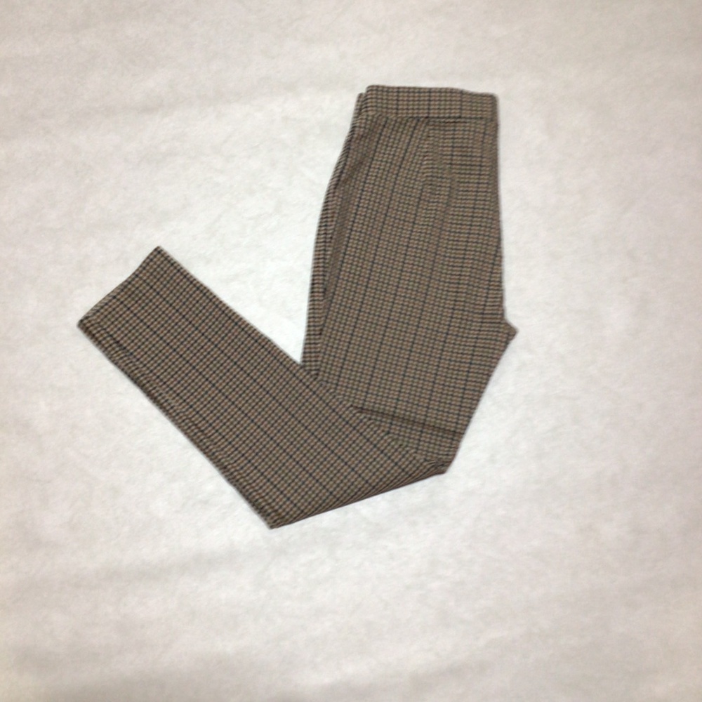 Tommy Hilfiger High Rise Plaid Ankle Pants, Size 12